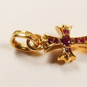 CHROME HEARTS クロム・ハーツ CH CROSS BABY FAT CHARM GOLD/PINK SAPPHIRE ネックレス 金 Size 【フリー】 【新古品・未使用品】 20812104