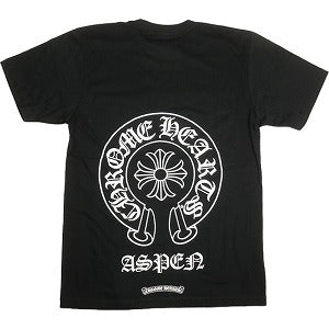 CHROME HEARTS クロム・ハーツ ASPEN EXCLUSIVE HORSESHOE S/S TEE BLACK アスペン限定Tシャツ 黒 Size 【XL】 【新古品・未使用品】 20812116