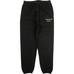 Fear of God フィアーオブゴッド ESSENTIALS Fleece Essential Sweatpant BLACK STATEロゴスウェットパンツ 黒 Size 【S】 【新古品・未使用品】 20812141