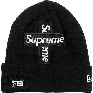 SUPREME シュプリーム 20AW New Era Cross Box logo Beanie Black ボックスロゴビーニー 黒 Size 【フリー】 【新古品・未使用品】 20812158