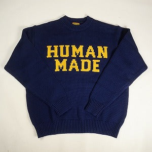 HUMAN MADE ヒューマンメイド 24AW LOWGAUGE KNIT SWEATER NAVY HM29CS001 しろくまセーター 紺 Size 【S】 【新古品・未使用品】 20812177