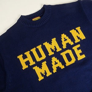 HUMAN MADE ヒューマンメイド 24AW LOWGAUGE KNIT SWEATER NAVY HM29CS001 しろくまセーター 紺 Size 【S】 【新古品・未使用品】 20812177