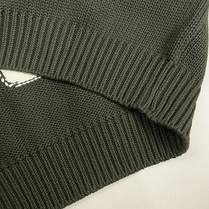 HUMAN MADE ヒューマンメイド 24AW LOWGAUGE KNIT SWEATER OLIVEDRAB HM29CS001 しろくまセーター オリーブ Size 【M】 【新古品・未使用品】 20812183