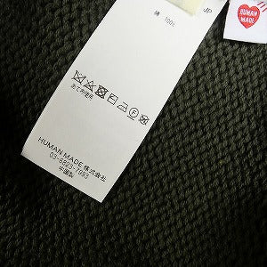 HUMAN MADE ヒューマンメイド 24AW LOWGAUGE KNIT SWEATER OLIVEDRAB HM29CS001 しろくまセーター オリーブ Size 【M】 【新古品・未使用品】 20812183