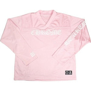 CHROME HEARTS クロム・ハーツ MESH WARM UP JERSEY PINK メッシュロンT ピンク Size 【M】 【新古品・未使用品】 20812200