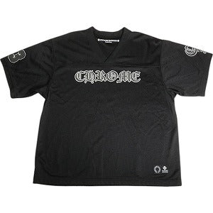 CHROME HEARTS クロム・ハーツ Mesh Stadium Football Jersey Blackメッシュジャージ 黒 Size 【L】 【中古品-非常に良い】 20812201