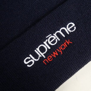 SUPREME シュプリーム 14AW Classic Logo Beanie ビーニー 紺 Size 【フリー】 【新古品・未使用品】 20812217