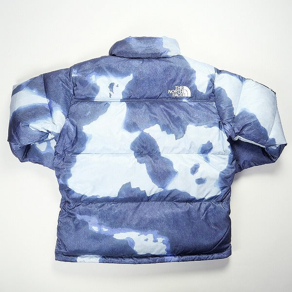 SUPREME シュプリーム ×THE NORTH FACE 21AW Bleached Denim Print Nuptse Jacket Indigo ジャケット インディゴ Size 【S】 【新古品・未使用品】 20812246