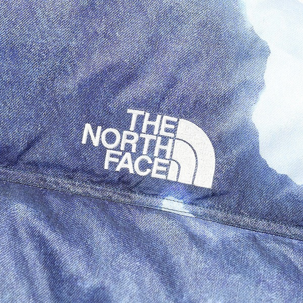 SUPREME シュプリーム ×THE NORTH FACE 21AW Bleached Denim Print Nuptse Jacket Indigo ジャケット インディゴ Size 【S】 【新古品・未使用品】 20812246