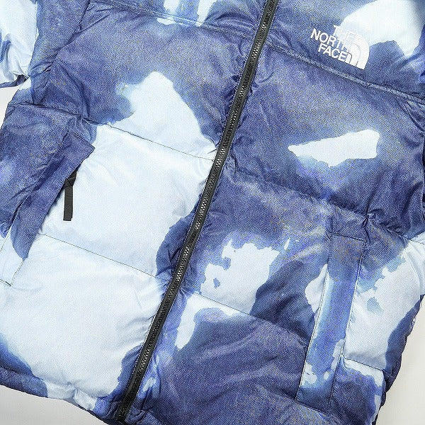 SUPREME シュプリーム ×THE NORTH FACE 21AW Bleached Denim Print Nuptse Jacket Indigo ジャケット インディゴ Size 【S】 【新古品・未使用品】 20812246