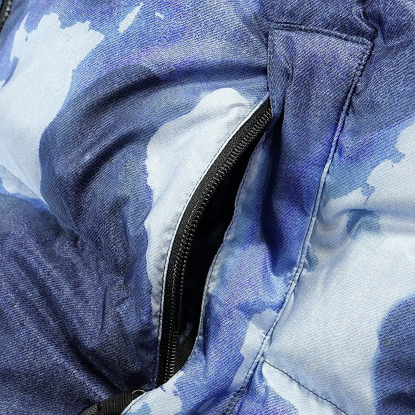 SUPREME シュプリーム ×THE NORTH FACE 21AW Bleached Denim Print Nuptse Jacket Indigo ジャケット インディゴ Size 【S】 【新古品・未使用品】 20812246