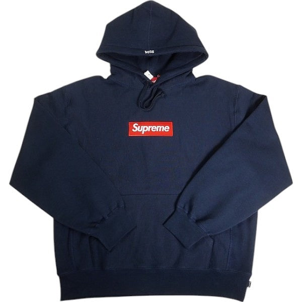 SUPREME シュプリーム 24AW Box Logo Hooded Sweatshirt Navy ボックスロゴパーカー 紺 Size 【XL】 【新古品・未使用品】 20812249