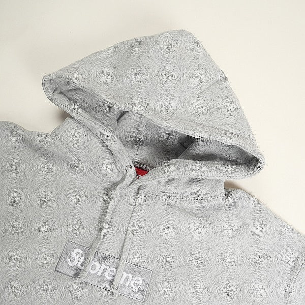 SUPREME シュプリーム 24AW Box Logo Hooded Sweatshirt Heather Grey ボックスロゴパーカー 灰 Size 【L】 【新古品・未使用品】 20812251