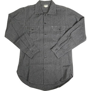 At Last ＆ Co アットラスト/BUTCHER PRODUCTS ブッチャープロダクツ WORK CHAMBRAY SHIRT BLACK 長袖シャツ 黒 Size 【14】 【中古品-良い】 20812257