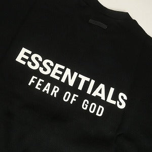 Fear of God フィアーオブゴッド ESSENTIALS Fleece Crewneck BLACK/WHITE クルーネックスウェット 黒 Size 【XS】 【新古品・未使用品】 20812294