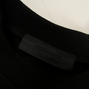 Fear of God フィアーオブゴッド ESSENTIALS Fleece Crewneck BLACK/WHITE クルーネックスウェット 黒 Size 【XS】 【新古品・未使用品】 20812294