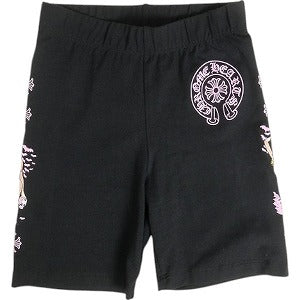 CHROME HEARTS クロム・ハーツ ×DEADLY DOOL WOMENS BIKER SHORTS CH PLUS HORSESHOE レデイース版ショーツ 黒 Size 【XS】 【新古品・未使用品】 20812313