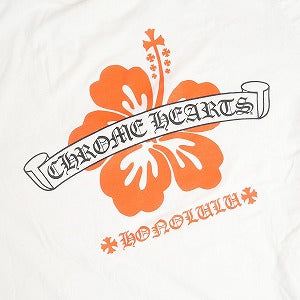 CHROME HEARTS クロム・ハーツ Honolulu Limited Back Scroll Logo L/S Tee White ホノルル限定ロンT 白 Size 【M】 【中古品-ほぼ新品】 20812329