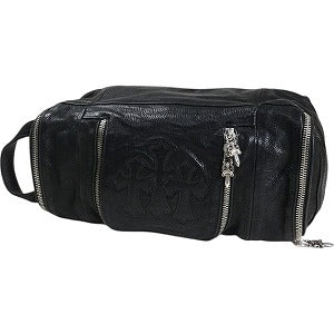 CHROME HEARTS クロム・ハーツ TLTRY DFFL LTHR 3CEME TOILETRY DUFFLE ダッフルセカンドバッグ 黒 Size 【フリー】 【中古品-良い】 20812332