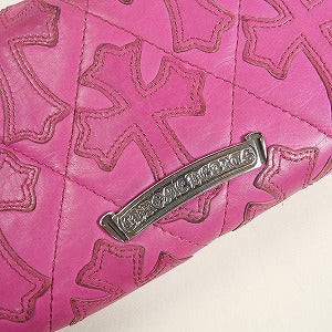 CHROME HEARTS クロム・ハーツ REC F ZIP QUILTED W CH CRS SML 長財布 ウォレット ピンク Size 【フリー】 【中古品-良い】 20812334