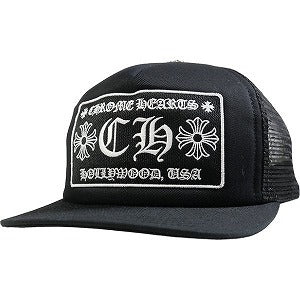 CHROME HEARTS クロム・ハーツ TRUCKER CAP Black/Black CHロゴメッシュキャップ 黒 Size 【フリー】 【新古品・未使用品】 20812335