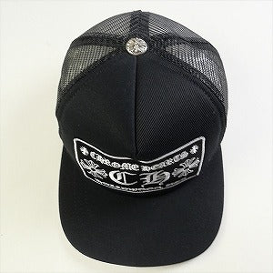 CHROME HEARTS クロム・ハーツ TRUCKER CAP Black/Black CHロゴメッシュキャップ 黒 Size 【フリー】 【新古品・未使用品】 20812335