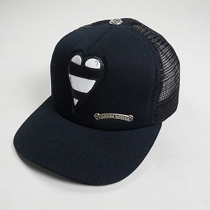 CHROME HEARTS クロム・ハーツ MATTY BOY HEART TRUCKER CAP メッシュキャップ 黒 Size 【フリー】 【中古品-良い】 20812336