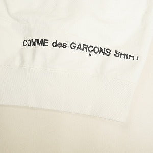 SUPREME シュプリーム ×COMME des GARCONS SHIRT 18AW Split Box Logo Hooded Sweatshirt White パーカー 白 Size 【S】 【中古品-良い】 20812340