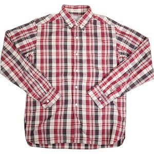 At Last ＆ Co アットラスト/BUTCHER PRODUCTS ブッチャープロダクツ CHECK SHIRT RED 長袖シャツ 赤 Size 【M】 【中古品-良い】 20812348