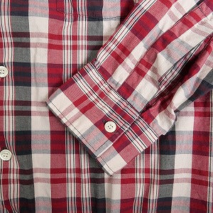 At Last ＆ Co アットラスト/BUTCHER PRODUCTS ブッチャープロダクツ CHECK SHIRT RED 長袖シャツ 赤 Size 【M】 【中古品-良い】 20812348