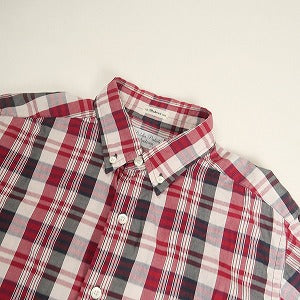 At Last ＆ Co アットラスト/BUTCHER PRODUCTS ブッチャープロダクツ CHECK SHIRT RED 長袖シャツ 赤 Size 【M】 【中古品-良い】 20812348