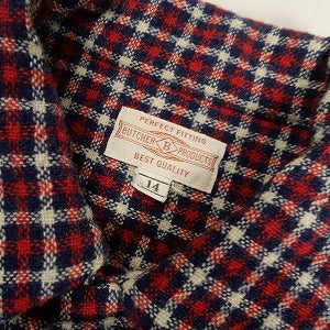 At Last ＆ Co アットラスト/BUTCHER PRODUCTS ブッチャープロダクツ WOOL SHIRT RED 長袖シャツ 赤 Size 【14】 【中古品-良い】 20812349