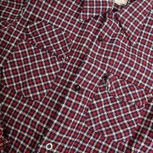 At Last ＆ Co アットラスト/BUTCHER PRODUCTS ブッチャープロダクツ WOOL SHIRT RED 長袖シャツ 赤 Size 【14】 【中古品-良い】 20812349