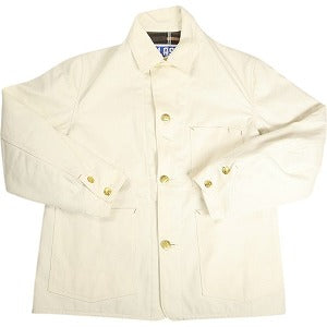 At Last ＆ Co アットラスト/BUTCHER PRODUCTS ブッチャープロダクツ LOT705J BLANKET COVERALL DUCK カバーオールジャケット 白 Size 【40】 【中古品-良い】 20812351