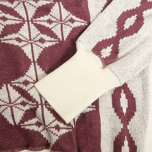 At Last ＆ Co アットラスト/BUTCHER PRODUCTS ブッチャープロダクツ PATTERN KNIT L-S BURGUNDY ニット バーガンディー Size 【42】 【中古品-良い】 20812356