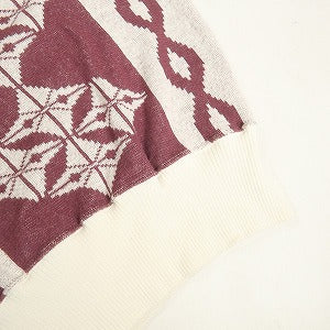 At Last ＆ Co アットラスト/BUTCHER PRODUCTS ブッチャープロダクツ PATTERN KNIT L-S BURGUNDY ニット バーガンディー Size 【42】 【中古品-良い】 20812356