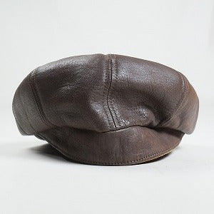 At Last ＆ Co アットラスト/BUTCHER PRODUCTS ブッチャープロダクツ DRESS CAP HORSE HIDE レザーキャスケット 茶 Size 【7　1/2(L)】 【中古品-良い】 20812361