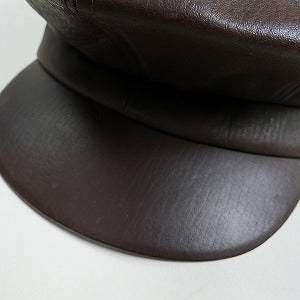 At Last ＆ Co アットラスト/BUTCHER PRODUCTS ブッチャープロダクツ DRESS CAP HORSE HIDE レザーキャスケット 茶 Size 【7　1/2(L)】 【中古品-良い】 20812361