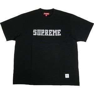 SUPREME シュプリーム 24AW Twill Applique S/S Top Black Tシャツ 黒 Size 【L】 【新古品・未使用品】 20812371