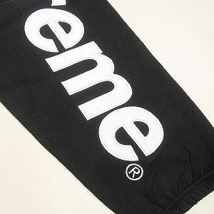 SUPREME シュプリーム 24AW Satin Applique Sweatpant Black スウェットパンツ 黒 Size 【L】 【新古品・未使用品】 20812379