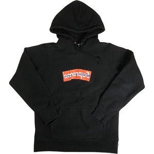 SUPREME シュプリーム ×COMME des GARCONS SHIRT 17SS Box Logo Hooded Sweatshirt BOXロゴパーカー 黒 Size 【S】 【中古品-良い】 20812420