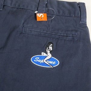 SUPREME シュプリーム Pin Up Chino Pant チノパンツ 紺 Size 【W32】 【中古品-ほぼ新品】 20812428