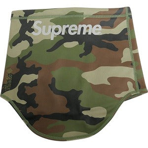 SUPREME シュプリーム 23AW WINDSTOPPER Neck Gaiter Woodland Camo ネックウォーマー 緑 Size 【フリー】 【新古品・未使用品】 20812430