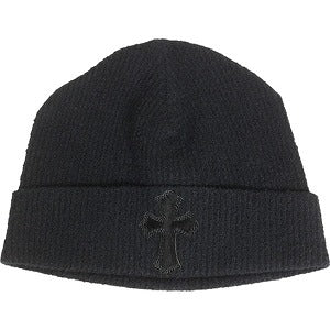 CHROME HEARTS クロム・ハーツ Cemetery Cross Patch Watch Cap Black ビーニー 黒 Size 【フリー】 【新古品・未使用品】 20812459