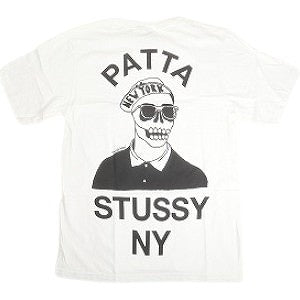 STUSSY ステューシー ×PATTA SKULL NY TEE WHITE Tシャツ 白 Size 【S】 【新古品・未使用品】 20812466