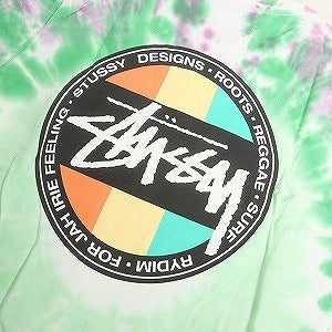 STUSSY ステューシー REGGAE DOT TIE DYE SS TEE GREEN Tシャツ 緑 Size 【S】 【新古品・未使用品】 20812484