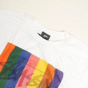 STUSSY ステューシー COLOR SQUARES TEE WHITE Tシャツ 白 Size 【S】 【新古品・未使用品】 20812516