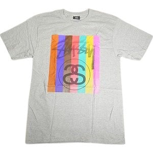 STUSSY ステューシー COLOR SQUARES TEE GREY Tシャツ 灰 Size 【M】 【新古品・未使用品】 20812518