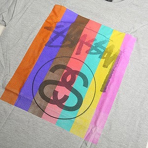 STUSSY ステューシー COLOR SQUARES TEE GREY Tシャツ 灰 Size 【M】 【新古品・未使用品】 20812518