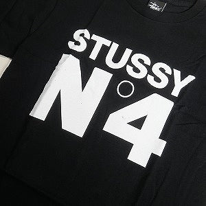 STUSSY ステューシー No.4 TEE BLACK Tシャツ 黒 Size 【S】 【新古品・未使用品】 20812552